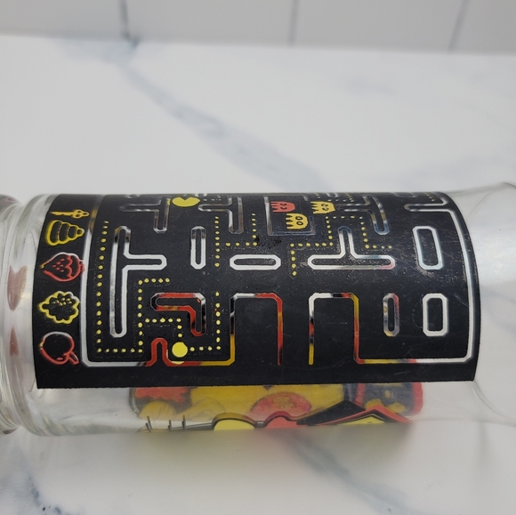 Vtg PAC-MAN Glass Tumbler 1982 Bally Midway - Picture 9 of 16
